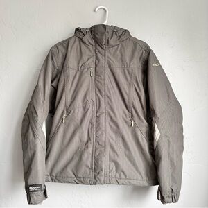 Karbon Women Limited Edition‎ Ski Snowboard Jacket Size 10 Sage Green Gray EUC